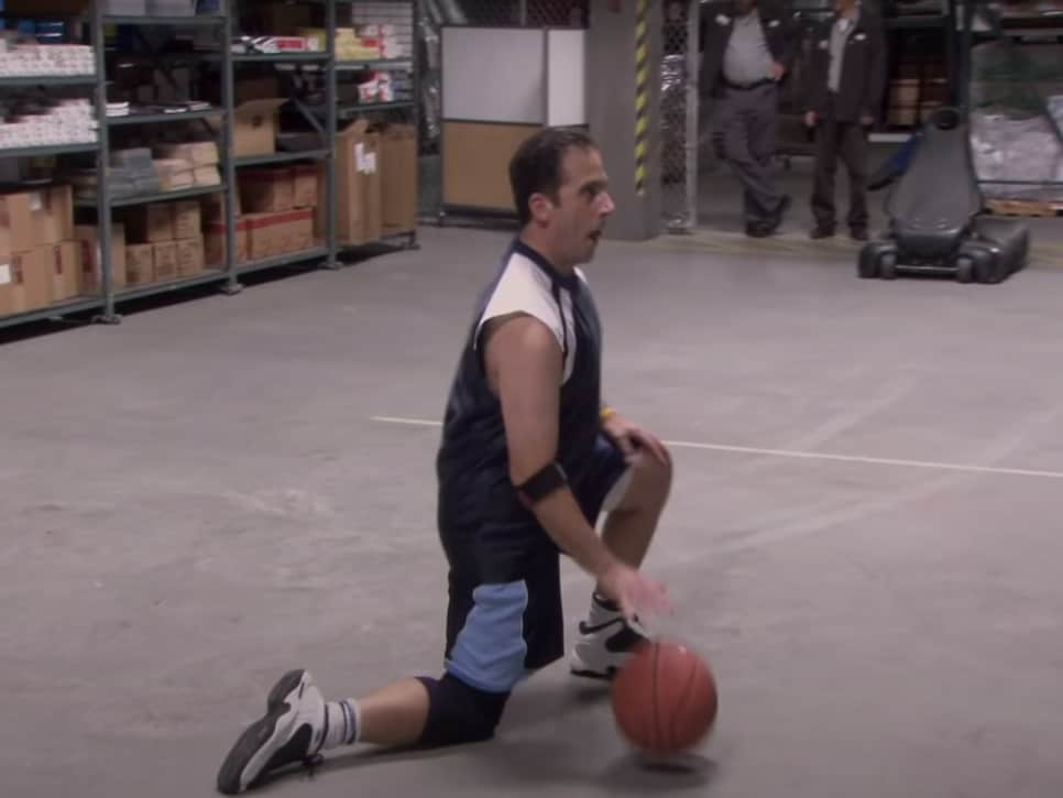 Michael scott store basketball